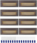 ORB 9 in Aluminum Low Voltage Step Light, 2700K