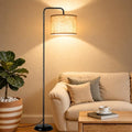 TJOY Black Standing Floor Lamp with 3 CCT Bulb
