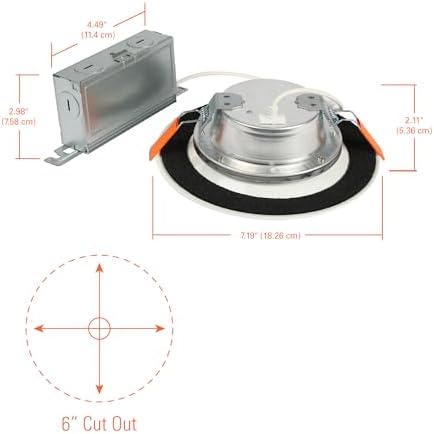 HALO LT 6 Inch 5CCT Canless LED Recessed Light