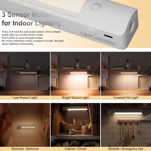 Rechargeable USB-C Magnetic Under Cabinet Light