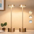 2 Pack 5000mAh Rechargeable Cordless Touch Table Lamps