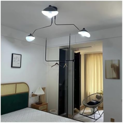 Modern Chandelier, Modern Industrial Style Branched Iron Chandelier