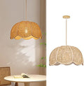 Arturesthome Woven Lotus Flower Pendant Light, 15.7″*9.8″