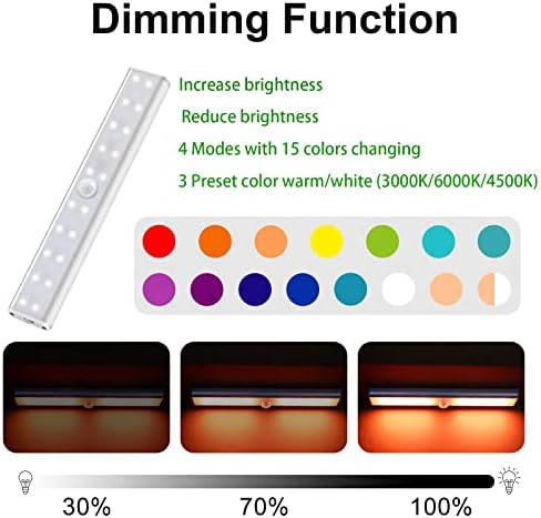 Diomart Under Cabinet Lights, 4 Pack