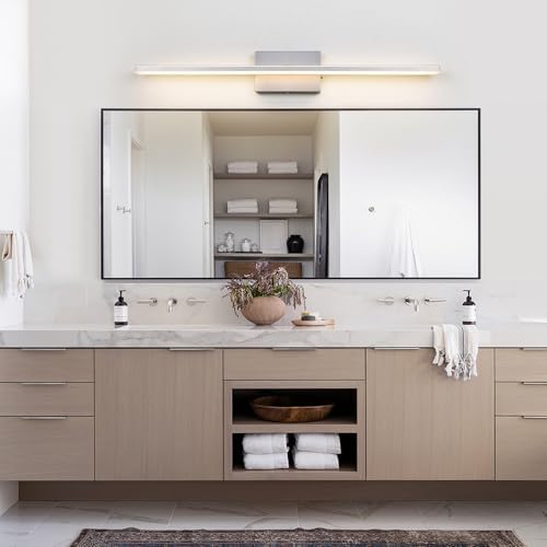 31.5 inch Brushed Nickel LED Bathroom Vanity Light