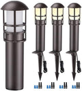 LEONLITE 4-Pack Low Voltage Landscape Pathway Lights, 3W