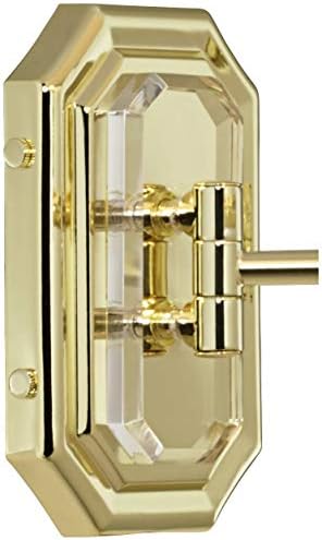 Fredericks Brass Plug-In Wall Lamp, Ivory Shade
