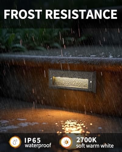 ORB 9 in Aluminum Low Voltage Step Light, 2700K