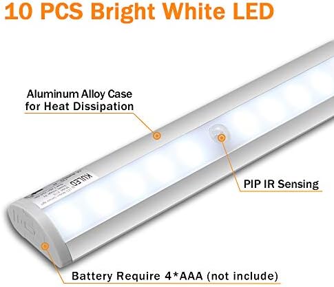 KULED 10-led Motion Auto Sensing LED Light, Battery Powered DIY