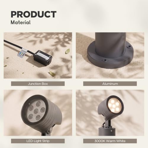 45.3-Inch Waterproof Wired Pathway Light