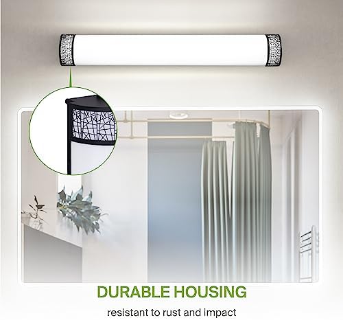 ASD 36-Inch LED Bathroom Vanity Light, Black
