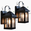 Solar Outdoor Motion Sensor Wall Lights, 2 Pack
