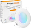 Amazon Basics Smart Recessed 5/6 Inch Downlight, Color Changing