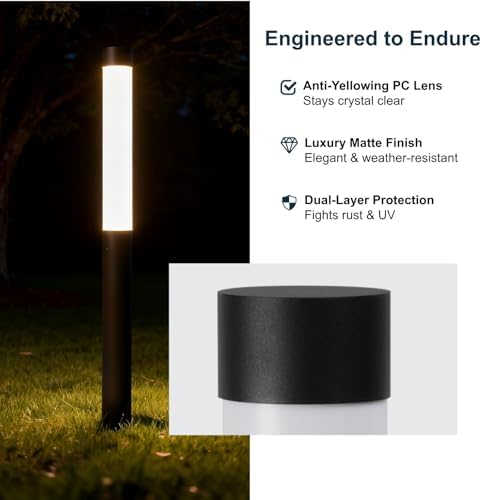 SkyGlow 71" 120V LED Lamp Post Light