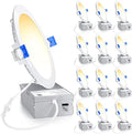 Ensenior 12 Pack 6 Inch LED Recessed Light