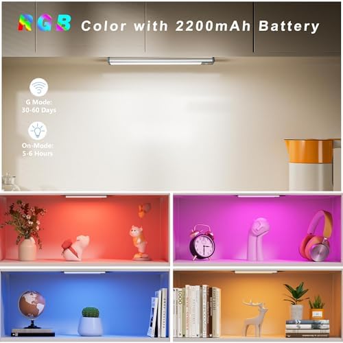 LEPOTEC RGB Under Cabinet Lights, 10"