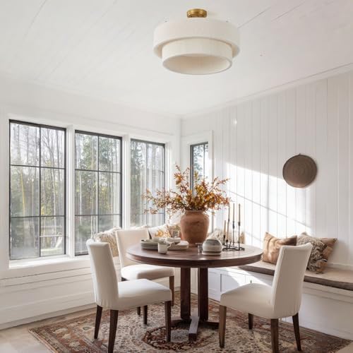 20-Inch Large White Boho Chandelier