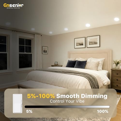 Ensenior 12 Pack 4 Inch LED Recessed Ceiling Light