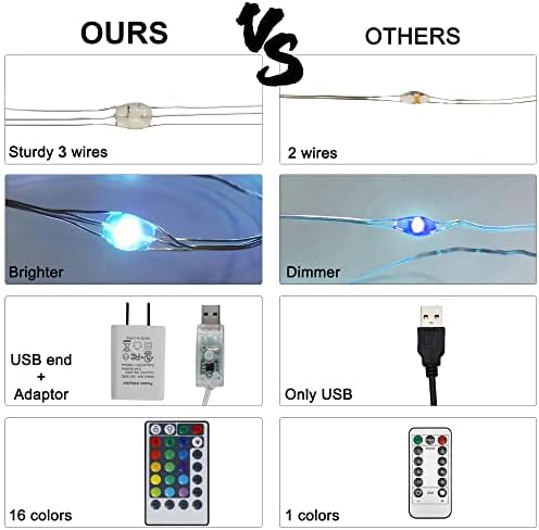 HOME LIGHTING 300 LED RGB Curtain String Lights