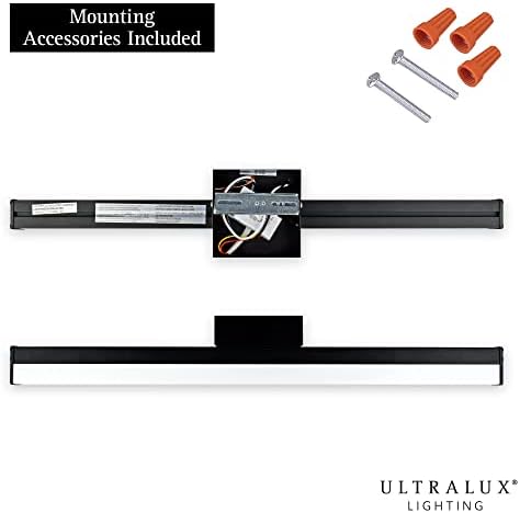 Ultralux 24 in LED Vanity Light Bar, Black