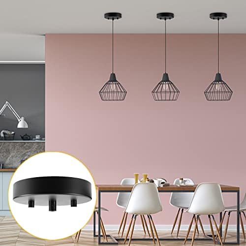 Sangle Sopffy 4.7 Inches Black Pendant Light Canopy Kit