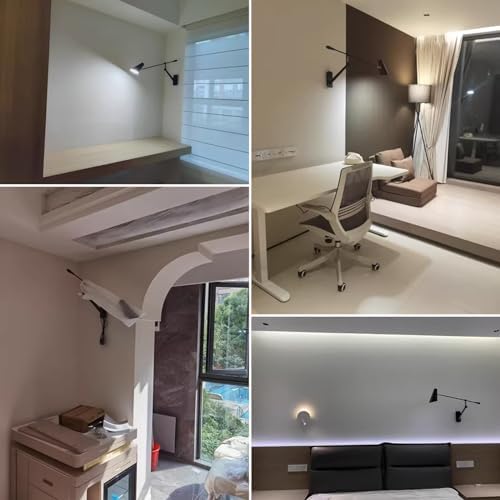 Adjustable Swing Arm Wall Lamp, E26 Base