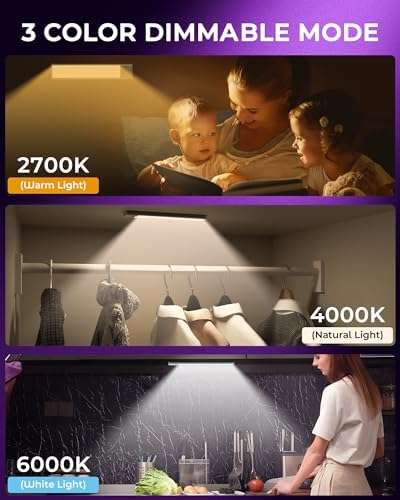 Under Cabinet Lights, 2Pack, 3-Light Colors