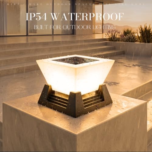 11.02" Outdoor Post Light, IP54 Waterproof