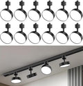 Diffuse H Type LED Track Lighting Heads, 12-Pack