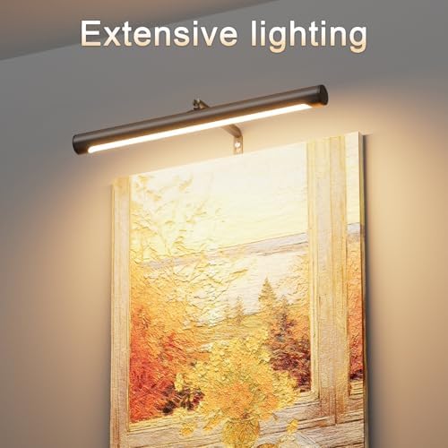 Plug-in 16" Adjustable LED Picture Light, Black