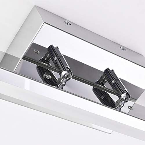 mirrea 36in Chromed LED Vanity Light, Warm White 3000K