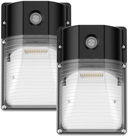 30W LED Wall Pack Light with Dusk to Dawn Sensor, 3600LM, 5000K Daylight, 120Vac Led Porch Lights - Field & Lumen Lighting