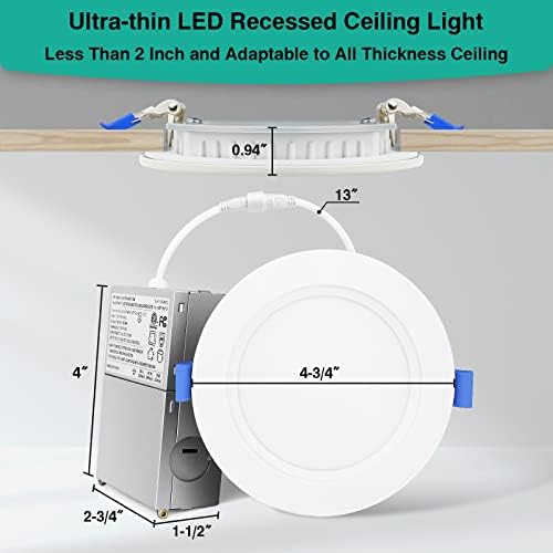 HiBay 8-Pack 4-Inch Canless LED Recessed Lighting