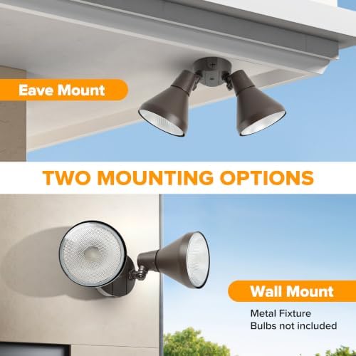 LUTEC Adjustable Twin Par Holder, Bronze
