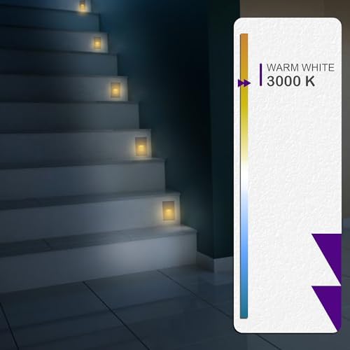 Ciata Indoor/Outdoor 3 Watt Vertical Stair/Step Light, 3000K