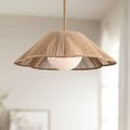 Mylinh 22 1/4" Natural Rope Pendant Light Fixture