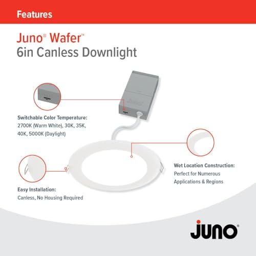 Juno 24-Pack 6 Inch Round LED Recessed Downlight