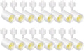 VANoopee 16-Pack 10W H-Type LED Track Heads, White