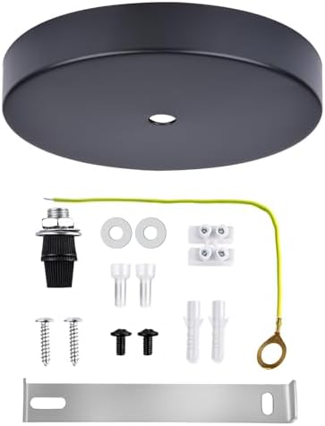 Arturesthome 4.7" Black Ceiling Canopy Kit
