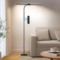 SIBRILLE 24W Dual-Head LED Floor Lamp, Dimmable Remote