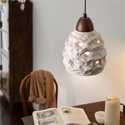 Small Concrete Industrial Pendant Light