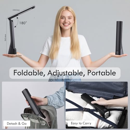 WILIT Rechargeable LED Desk Lamp, 3 Colors