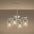 4-Light Brushed Nickel Chandelier