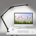 LED Clamp Desk Lamp, Dual Light, 4 CCT Modes
