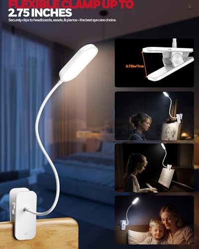 Honeywell Rechargeable 4000K Clip-On Reading Lamp