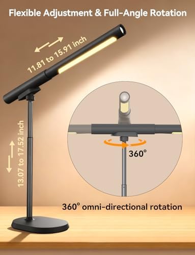 Cordless Rechargeable Magnetic LED Work Lamp, 3 Color Modes