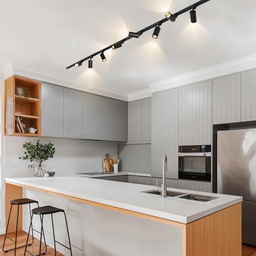 52FT H Track Lighting Rails, Black