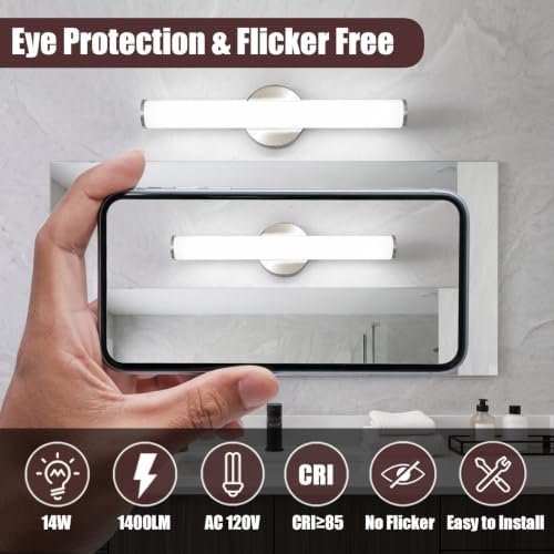 OOWOLF LED Bathroom Vanity Light
