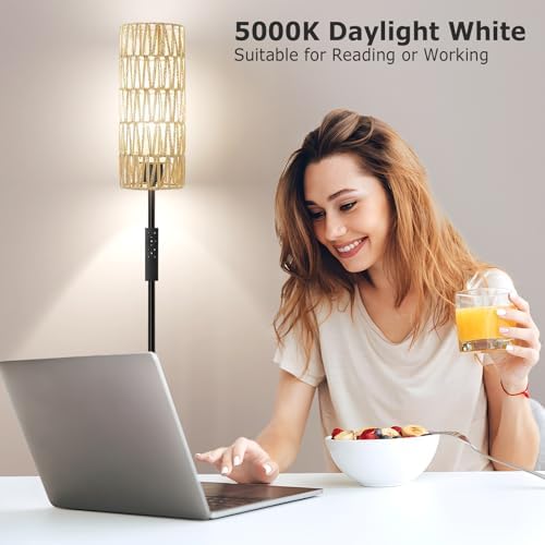 Ambimall 64'' Floor Lamps for Living Room with Remote Control and