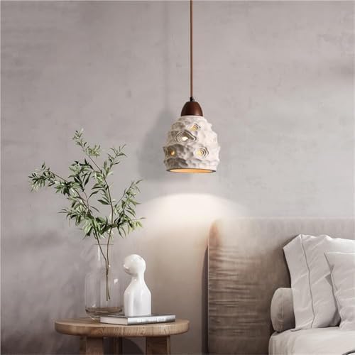 Small Concrete Industrial Pendant Light